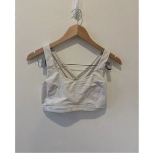Women’s Strappy Crop Tank Top - White